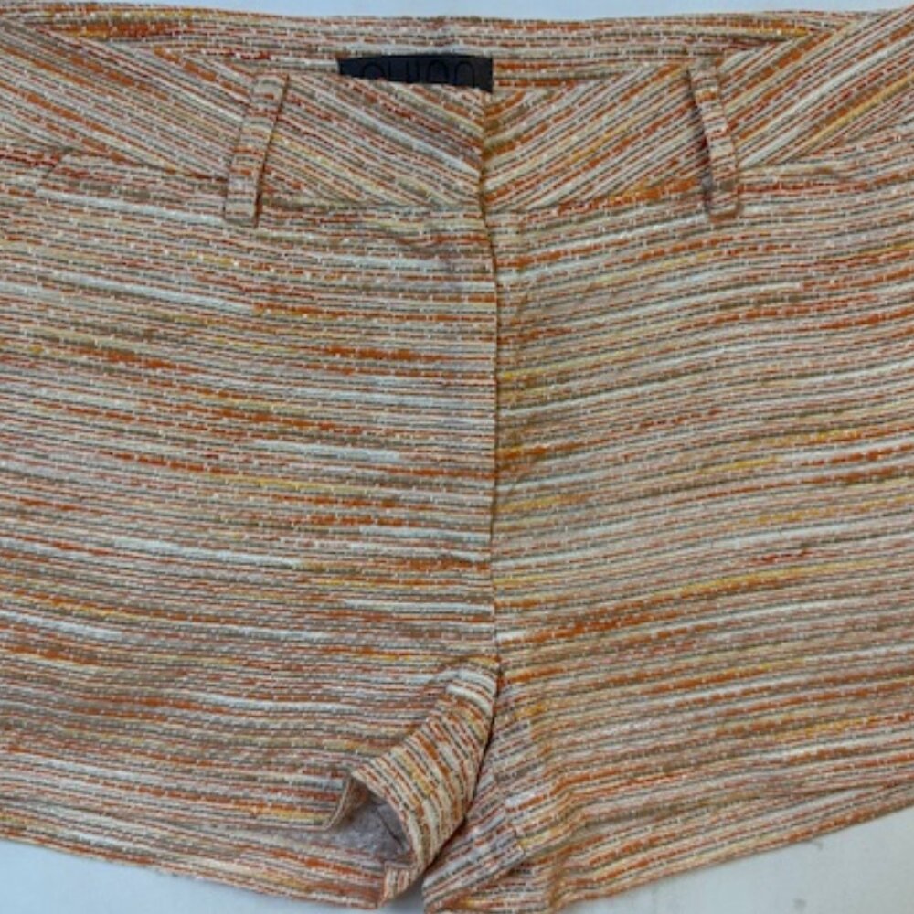 Tweed Shorts orange
